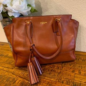 Coach Leather Shoulder Bag